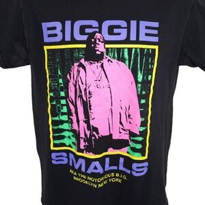 Biggie Smalls T Shirt Mens Size Medium Black Notorious BIG Rap Hip Hop